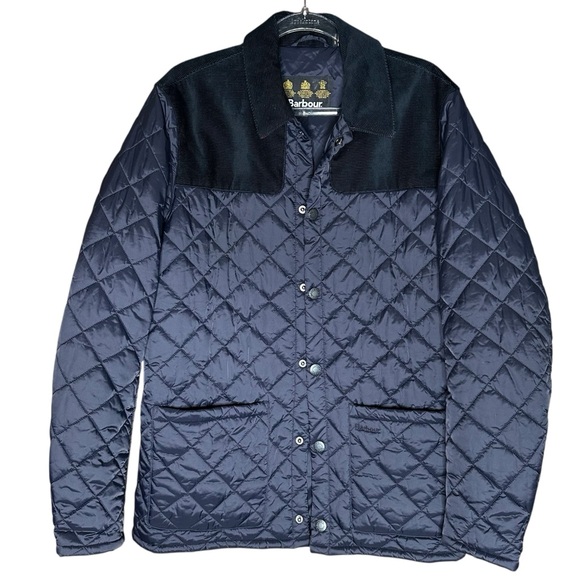 Barbour Men’s Gillock Quilted Jacket. Navy Blue. Size Medium - Picture 1 of 10